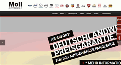 Desktop Screenshot of moll-automobile.de